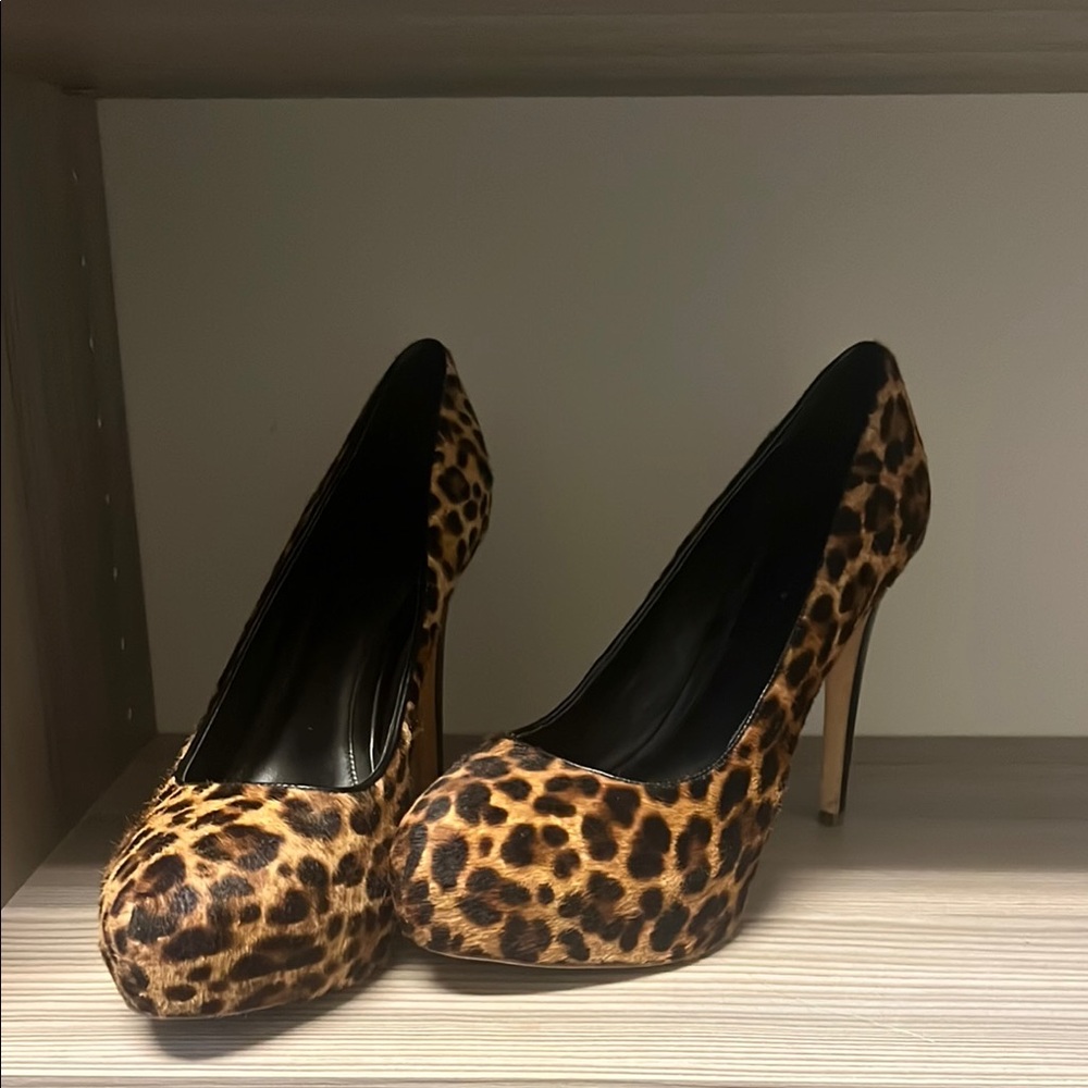 Elie Tahari Animal Print Heels